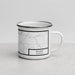 Right View Custom Dillon Montana Map Enamel Mug in Classic