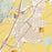 Dillon Montana Map Print in Woodblock Style Zoomed In Close Up Showing Details