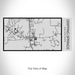 Rendered View of Dripping Springs Texas Map on 17oz Stainless Steel Insulated Cola Bottle in Stainless