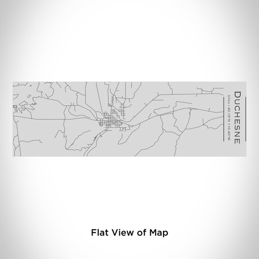 Rendered View of Duchesne Utah Map Engraving on 10oz Stainless Steel Insulated Cup with Sipping Lid