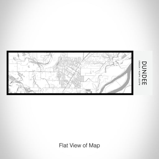 Rendered View of Dundee Oregon Map on 10oz Stainless Steel Insulated Cup in Classic with Sliding Lid