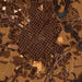 Dunn North Carolina Map Print in Ember Style Zoomed In Close Up Showing Details