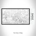 Rendered View of Eagle Idaho Map on 17oz Stainless Steel Insulated Bottle with printed classic style map