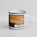 Right View Custom Eatonville Washington Map Enamel Mug in Ember