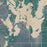 Echo Lake Montana Map Print in Afternoon Style Zoomed In Close Up Showing Details