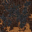 Echo Lake Montana Map Print in Ember Style Zoomed In Close Up Showing Details