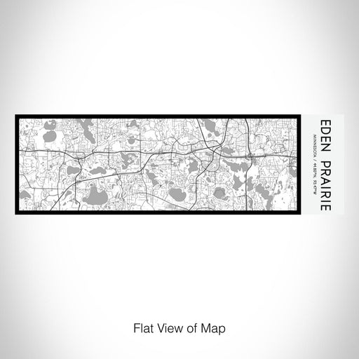 Rendered View of Eden Prairie Minnesota Map on 10oz Stainless Steel Insulated Cup in Classic with Sliding Lid
