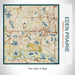 Rendered View of Eden Prairie Minnesota Map on 17oz Stainless Steel Insulated Tumbler in Woodblock Map Style