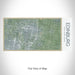 Rendered View of Edinburg Texas Map on 17oz Stainless Steel Insulated Bottle with printed afternoon style map