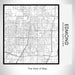 Rendered View of Edmond Oklahoma Map on 17oz Stainless Steel Insulated Tumbler in Classic Map Style
