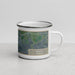 Right View Custom Eldon Missouri Map Enamel Mug in Afternoon