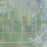 Elk City Oklahoma Map Print in Afternoon Style Zoomed In Close Up Showing Details