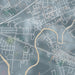 Elkton Maryland Map Print in Afternoon Style Zoomed In Close Up Showing Details