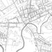 Elkton Maryland Map Print in Classic Style Zoomed In Close Up Showing Details