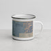 Right View Custom Ely Nevada Map Enamel Mug in Afternoon