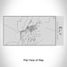 Rendered View of Ely Nevada Map Engraving on 17oz Stainless Steel Insulated Cola Bottle