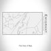 Rendered View of Emigrant Montana Map on 17oz Stainless Steel Insulated Cola Bottle in White