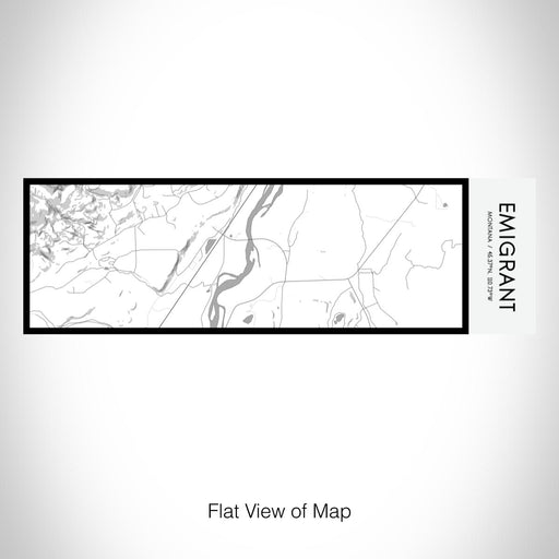 Rendered View of Emigrant Montana Map on 10oz Stainless Steel Insulated Cup in Classic with Sliding Lid