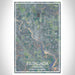 Estacada Oregon Map Print Portrait Orientation in Afternoon Style With Shaded Background