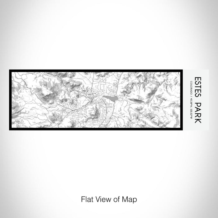 Rendered View of Estes Park Colorado Map on 10oz Stainless Steel Insulated Cup in Classic with Sliding Lid