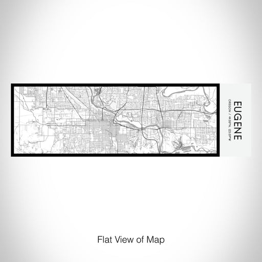Rendered View of Eugene Oregon Map on 10oz Stainless Steel Insulated Cup in Classic with Sliding Lid