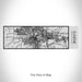 Rendered View of Eugene Oregon Map on 10oz Stainless Steel Insulated Cup with Sipping Lid