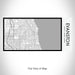 Rendered View of Evanston Illinois Map on 17oz Stainless Steel Insulated Bottle with printed classic style map