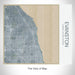 Rendered View of Evanston Illinois Map on 17oz Stainless Steel Insulated Tumbler in Afternoon Map Style