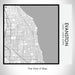 Rendered View of Evanston Illinois Map on 17oz Stainless Steel Insulated Tumbler in Classic Map Style