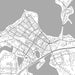 Excelsior Minnesota Map Print in Classic Style Zoomed In Close Up Showing Details