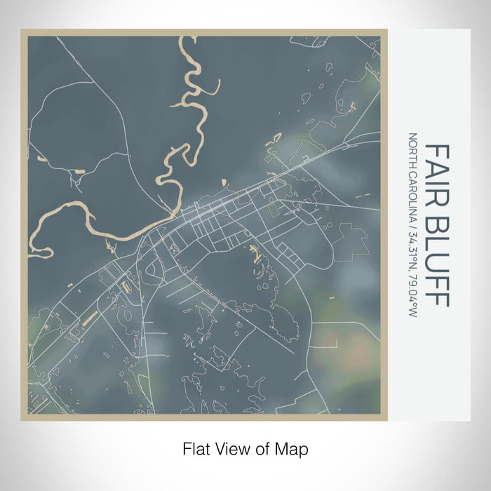 Rendered View of Fair Bluff North Carolina Map on 17oz Stainless Steel Insulated Tumbler in Afternoon Map Style