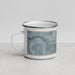 Left View Custom Fallon Nevada Map Enamel Mug in Afternoon