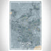 Fallon Nevada Map Print Portrait Orientation in Afternoon Style With Shaded Background