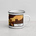 Right View Custom Fallon Nevada Map Enamel Mug in Ember