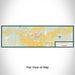 Flat View of Map Custom Fallon Nevada Map Enamel Mug in Woodblock