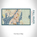 Rendered View of Fall River Massachusetts Map on 17oz Stainless Steel Insulated Bottle with printed woodblock style map