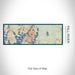 Rendered View of Fall River Massachusetts Map on 10oz Stainless Steel Insulated Cup in Woodblock with Sliding Lid