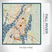 Rendered View of Fall River Massachusetts Map on 17oz Stainless Steel Insulated Tumbler in Woodblock Map Style