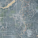 Faribault Minnesota Map Print in Afternoon Style Zoomed In Close Up Showing Details