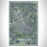 Faribault Minnesota Map Print Portrait Orientation in Afternoon Style With Shaded Background