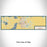 Flat View of Map Custom Faribault Minnesota Map Enamel Mug in Woodblock