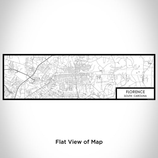 Flat View of Map Custom Florence South Carolina Map Enamel Mug in Classic