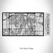 Rendered View of Flossmoor Illinois Map on 17oz Stainless Steel Insulated Cola Bottle in Stainless