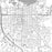 Fond du Lac Wisconsin Map Print in Classic Style Zoomed In Close Up Showing Details