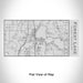 Rendered View of Forest Lake Minnesota Map Engraving on 17oz Stainless Steel Insulated Cola Bottle