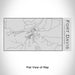 Rendered View of Fort Davis Texas Map Engraving on 17oz Stainless Steel Insulated Cola Bottle