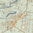 Fort Davis Texas Map Print in Woodblock Style Zoomed In Close Up Showing Details