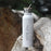 Fort Moore Georgia Custom Engraved City Map Inscription Coordinates on 20oz Stainless Steel Insulated Bottle with Bamboo Top in White
