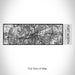 Rendered View of Fort Worth Texas Map on 10oz Stainless Steel Insulated Cup with Sipping Lid