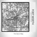 Rendered View of Fort Worth Texas Map on 17oz Stainless Steel Insulated Tumbler in Matte White with Tactile Lines